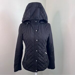 Calvin Klein Diamond Quilted Black Jacket Size S
